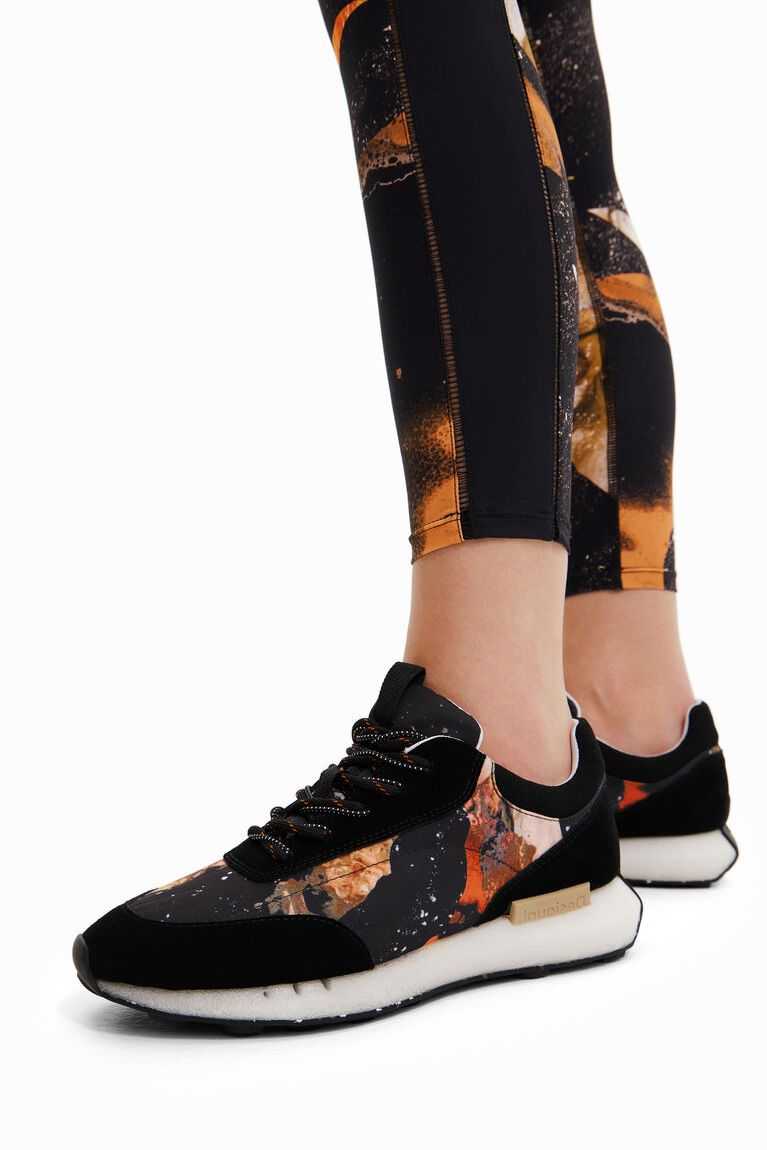 Desigual Mineral print running Women\'s Sneakers | UIV-076183
