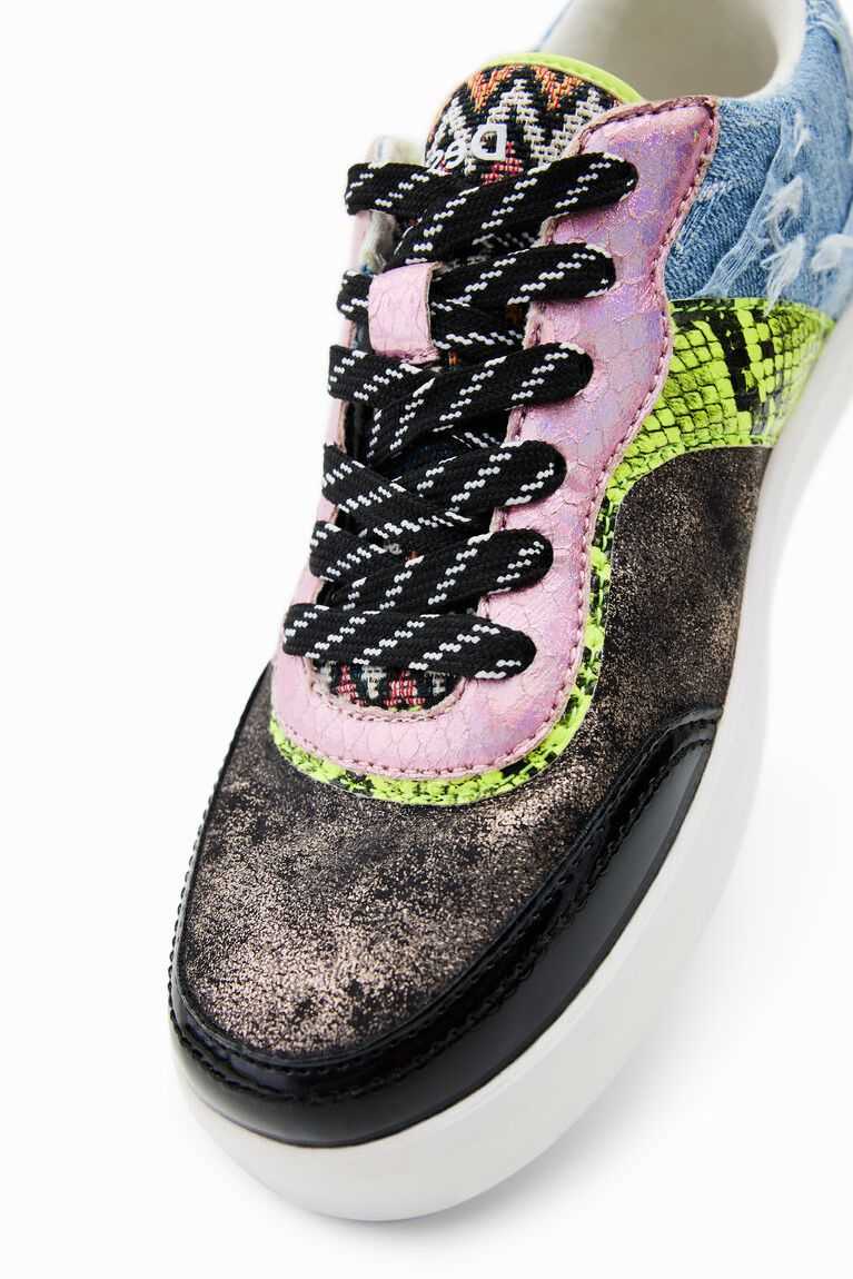Desigual Patchwork Women's Sneakers | QDT-609534