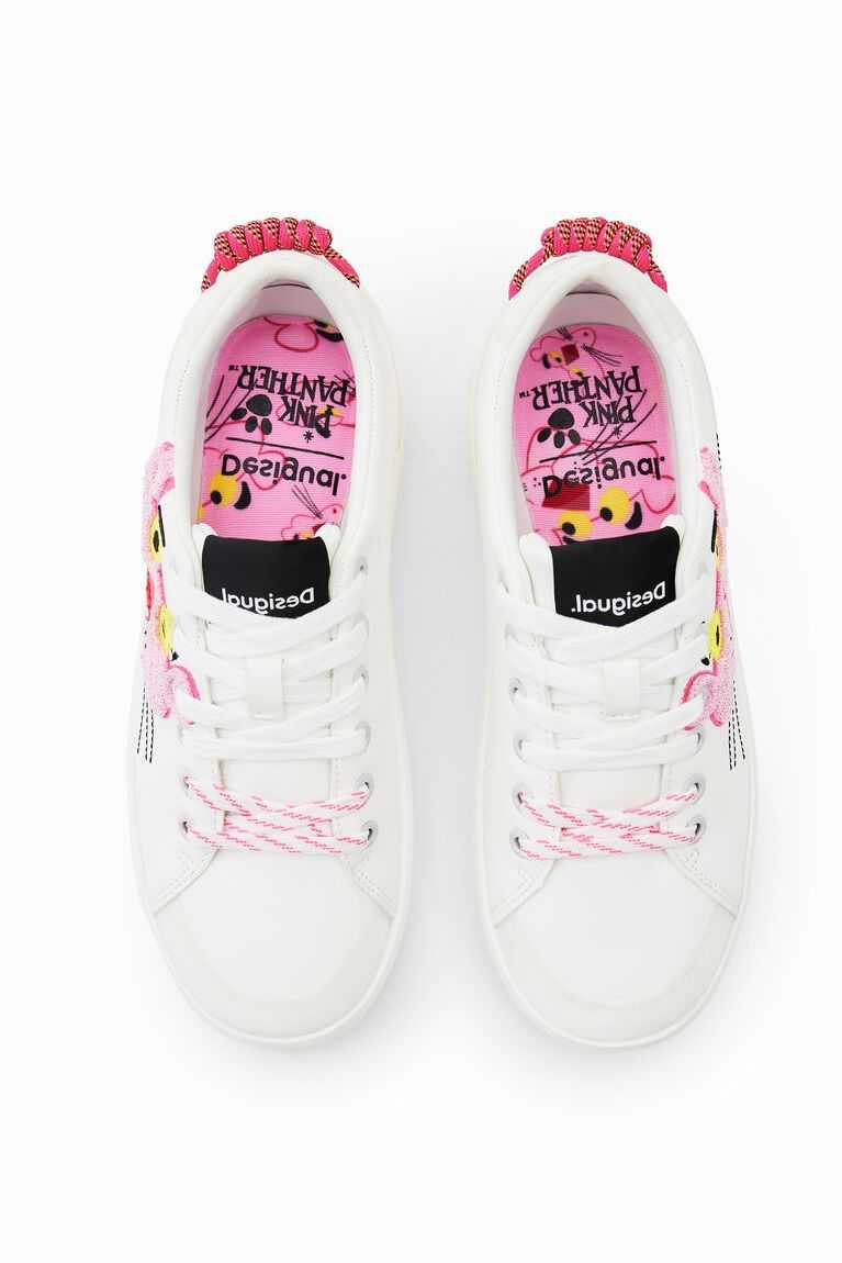 Desigual Pink Panther platform Women's Sneakers | DHZ-601973