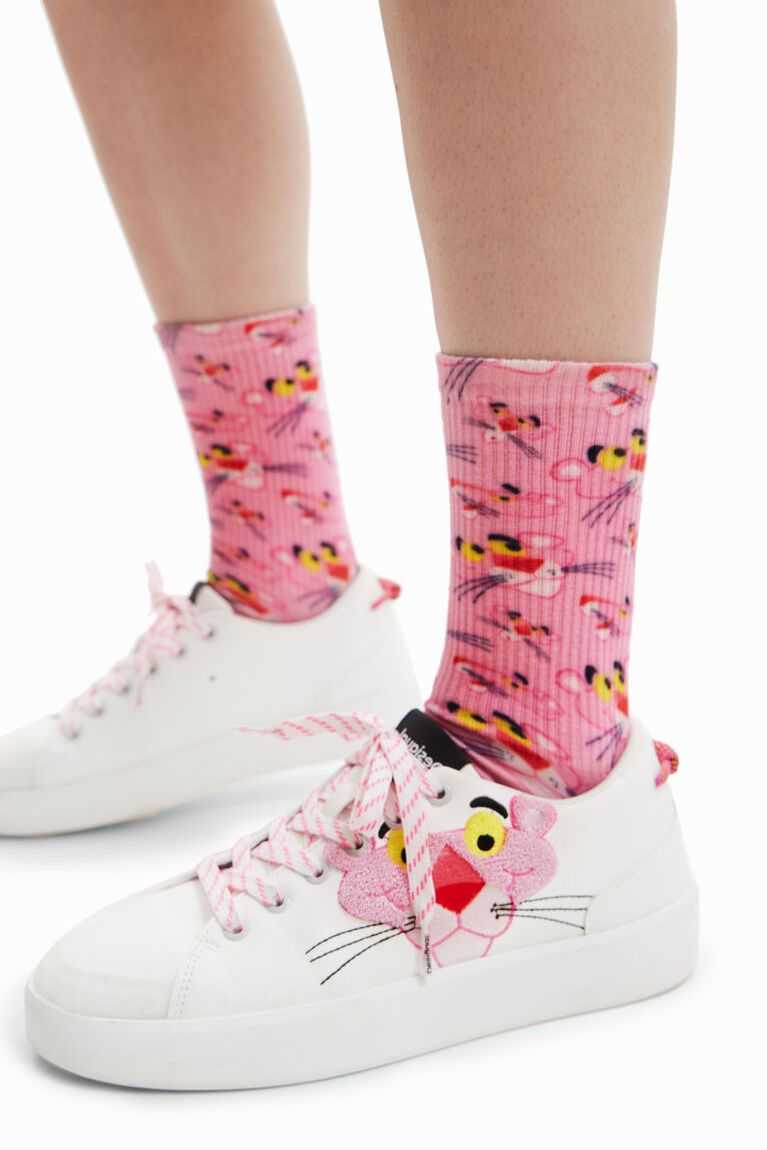 Desigual Pink Panther platform Women\'s Sneakers | DHZ-601973